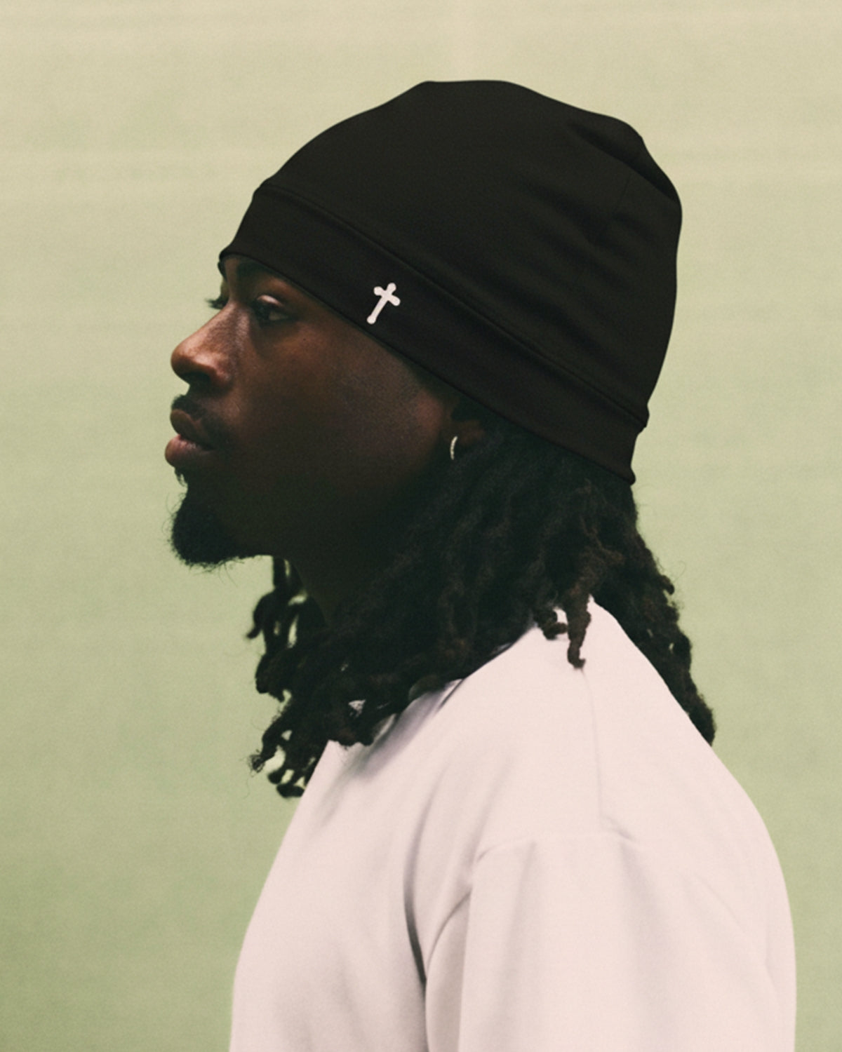 Black Skull Cap