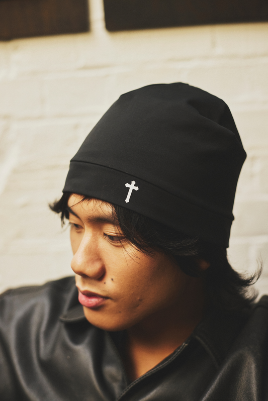 Black Skull Cap