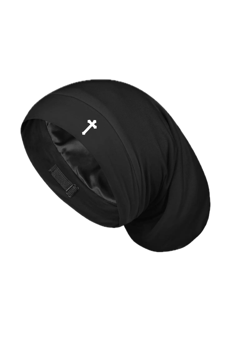 LOC SOCK (BLACK) (SATIN-LINED)
